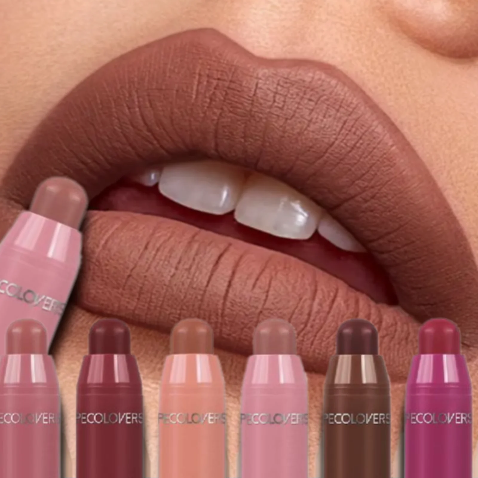 Nude Matte Lipstick Velvet Lipstick Lasting Non-stick Waterproof Sexy Lip Balm Lip Pencil Women Cosmetics Makeup