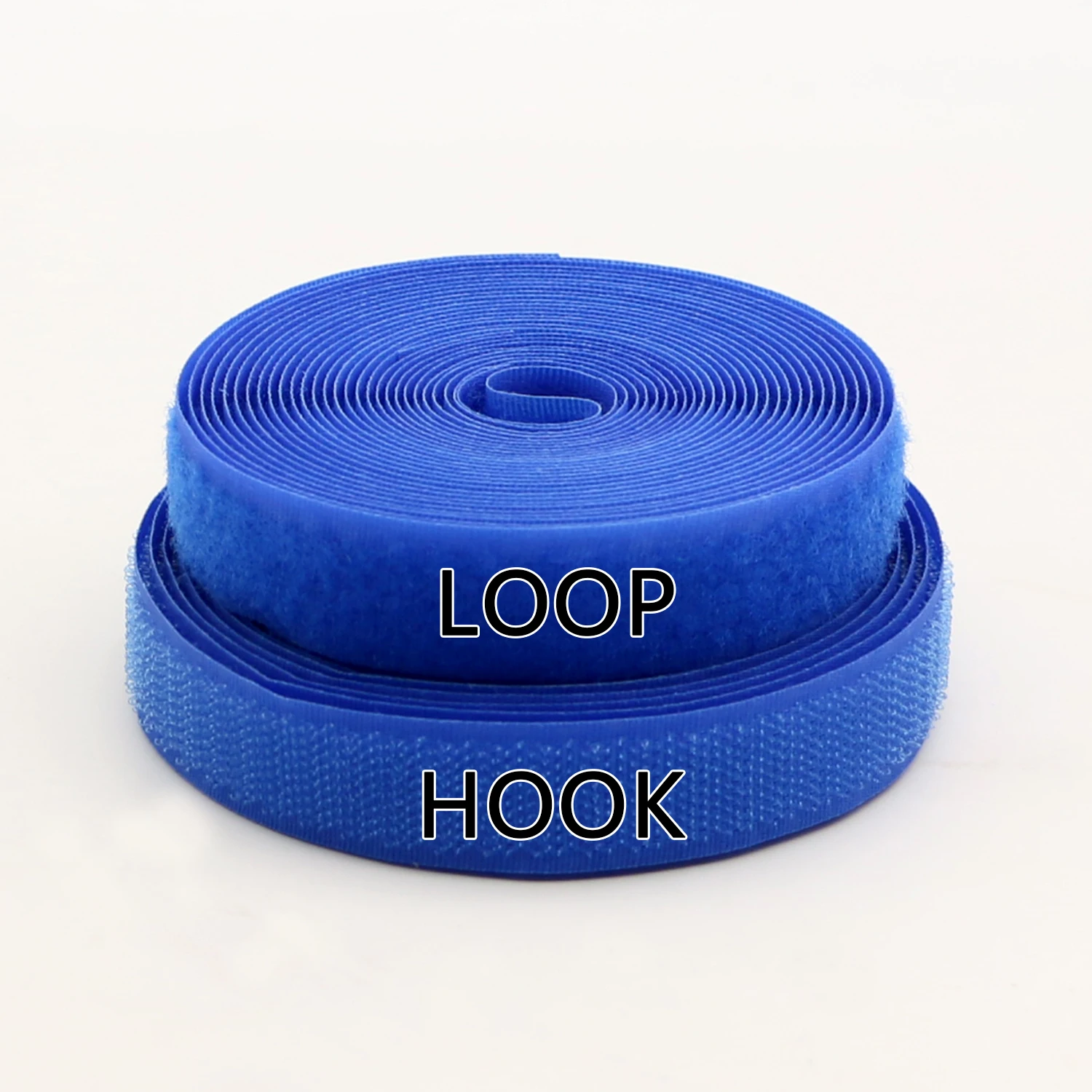 5Meters/Pairs 20mm Blue Non-Adhesive Hook and Loop fastener Tape Sewing-on the hooks adhesive Magic tape DIY/No glue