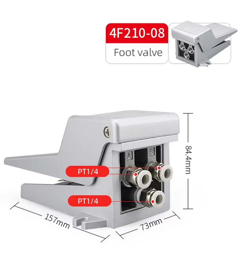 Pneumatic pedal valve 4F210-08L pedal pedal switch FV320 cylinder control reversing 420 two position five links