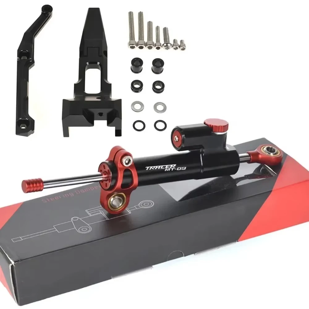 รถจักรยานยนต์StabilizerพวงมาลัยDamperพร้อมชุดยึดสําหรับYamaha MT-09 Tracer MT 09 Tracer MT09 Tracer 2015 2016 2017