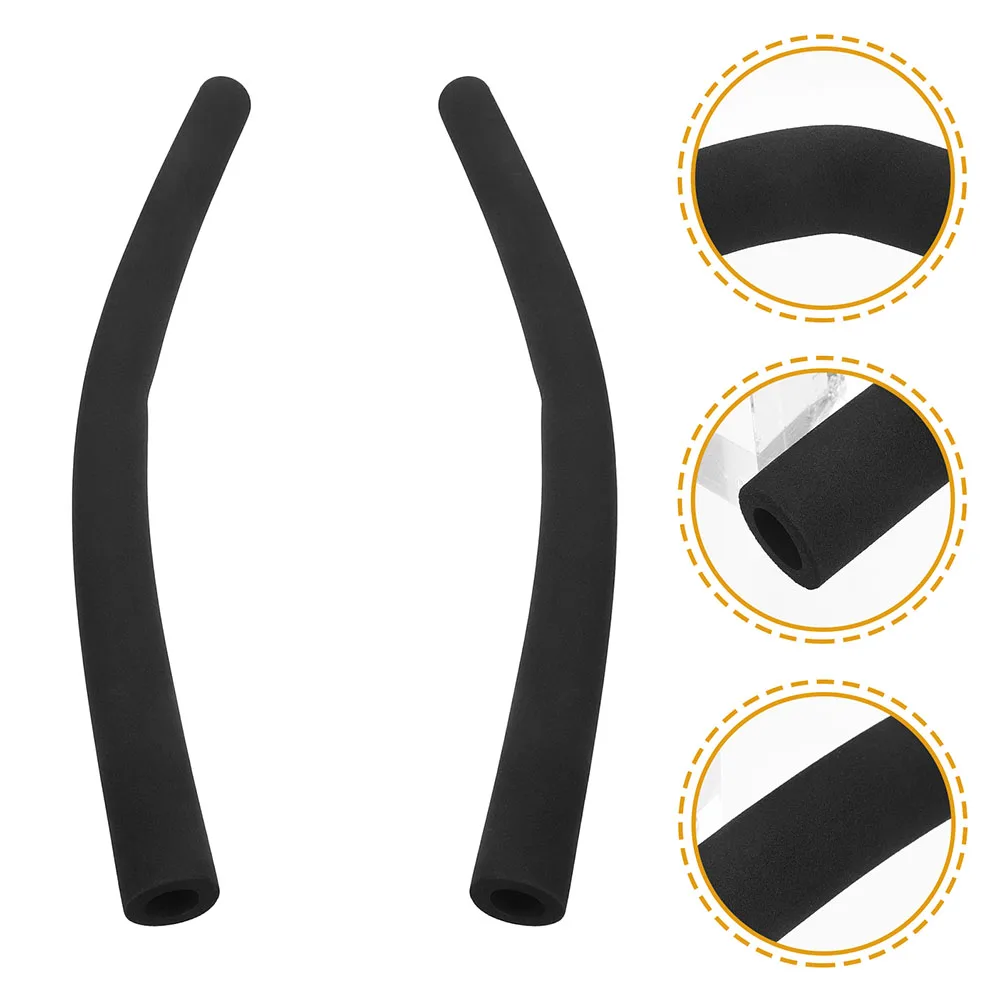 

4pcs Baby Stroller H Cover Comfortable Nonslip Foam Grip Black Walker Pushchair Universal Armrest Accessories Travel