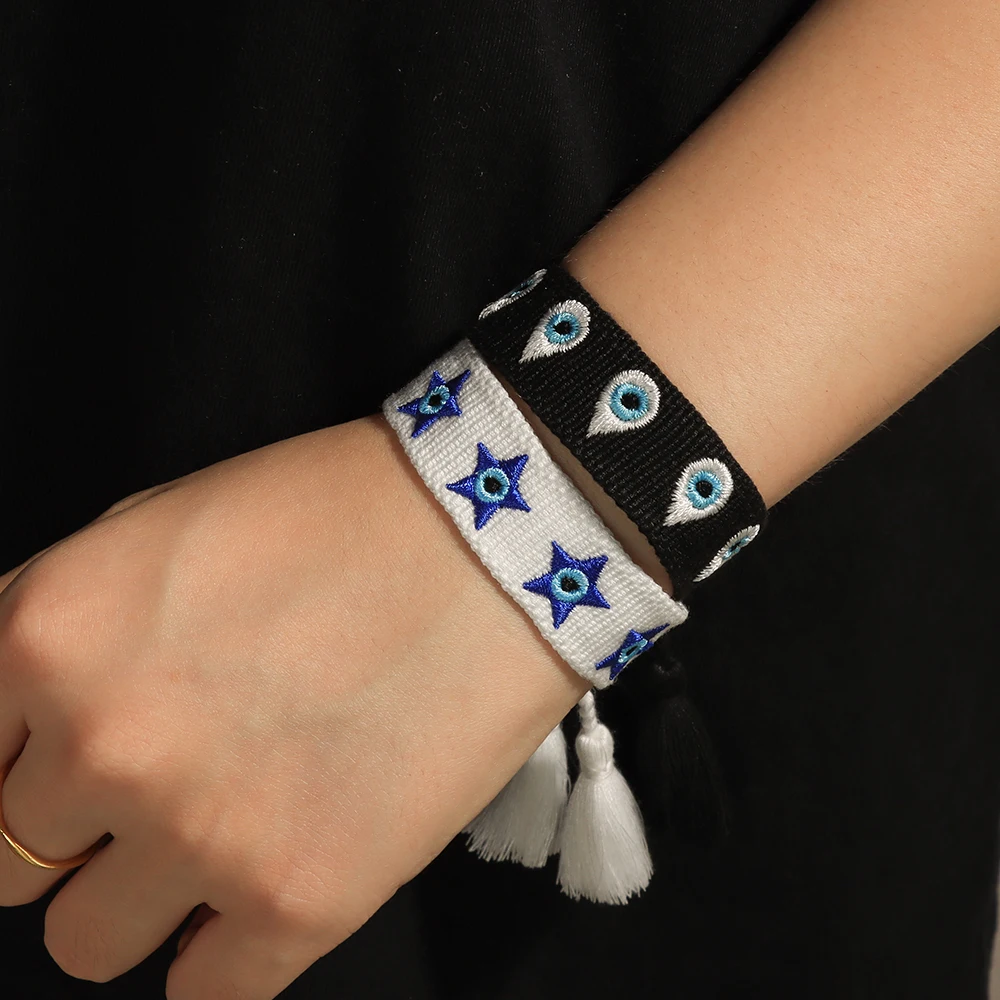 Modische gewebte Armbänder, st – Embroidery Eyelet Bewertung und Preis