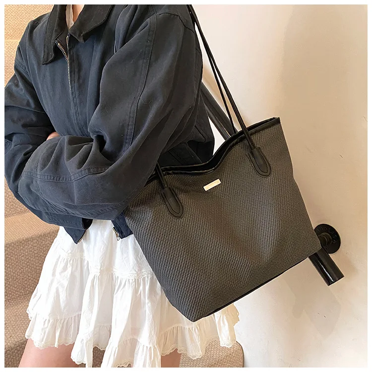 

Women's Shoulder Bag,PU Hand Bags Wallet Portable Tote Handbags High-capacity Top-Handle Bags for Office Lady Commute