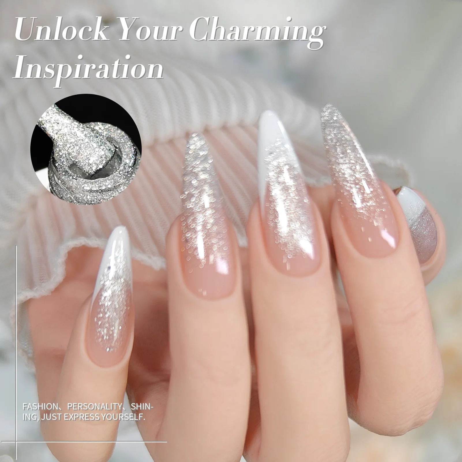 BORN PRETTY-esmalte de uñas en Gel reflectante de higo, 15ml, brillo brillante, Ultra brillante, barniz para decoración de uñas en Gel UV, salón de manicura