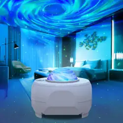 1 Set Practical Multiple Lighting Colors Non-Glaring Sleeping Night Light Small Table Projection Lamp for Household