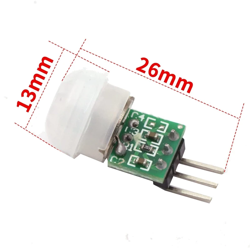 8Pcs AM312 Mini Human Sensor Module PIR Motion Sensor Detector Modules Infrared Sensor Body Manual Motion IR Detector