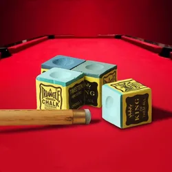 Original Triangle Premium Quality Billiard Snooker Pool Chalk (Dry,Medium, Oil)