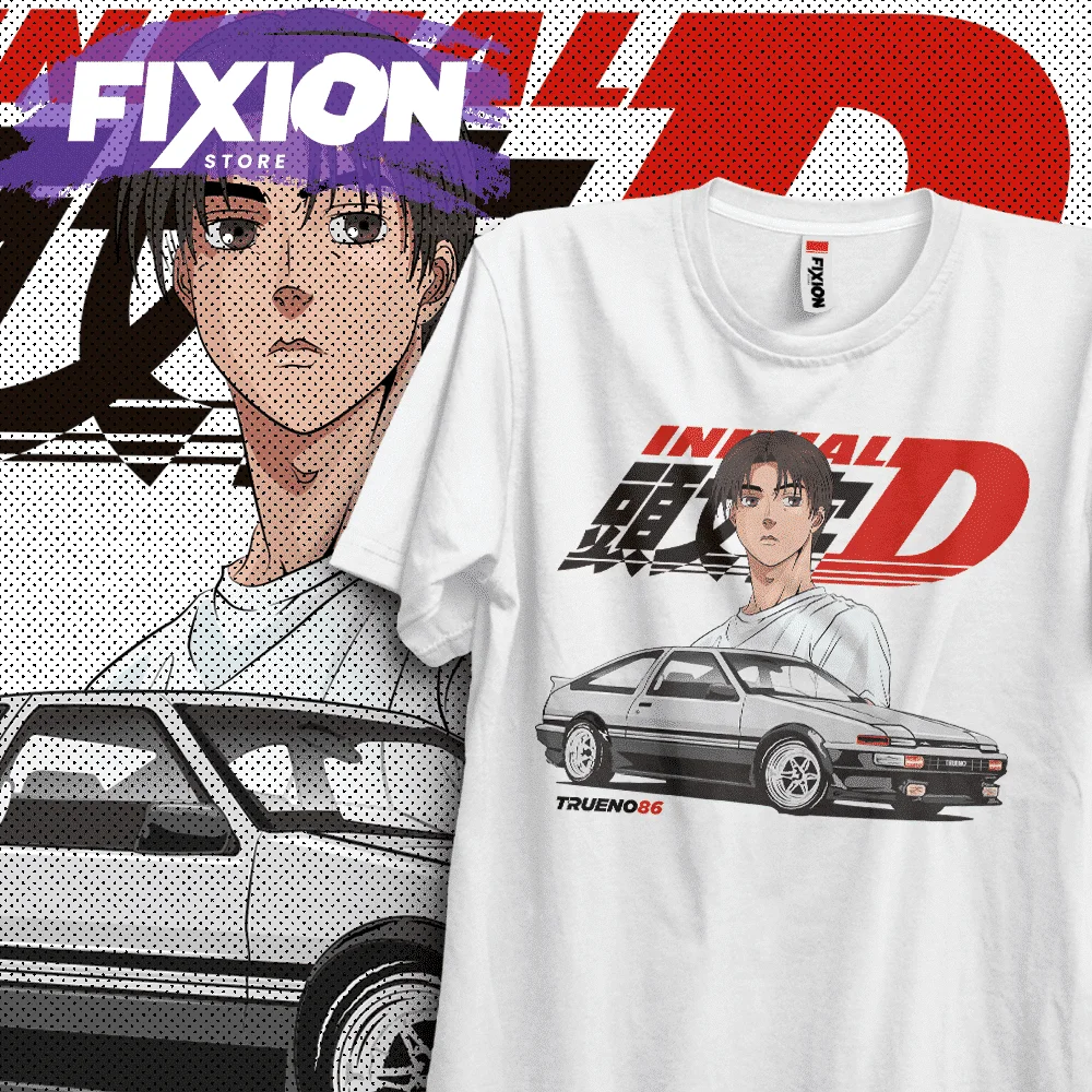 Initial D –  Anime T Shirt Manga Gift For Anime Lover All Size Cotton