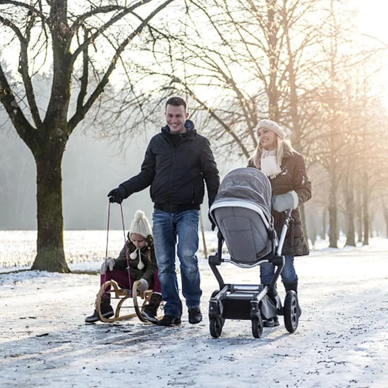 Sarung tangan hangat, tebal hangat tahan air sarung tangan antibeku, orang tua dan pengasuh sarung tangan aksesoris mobil aksesoris bayi
