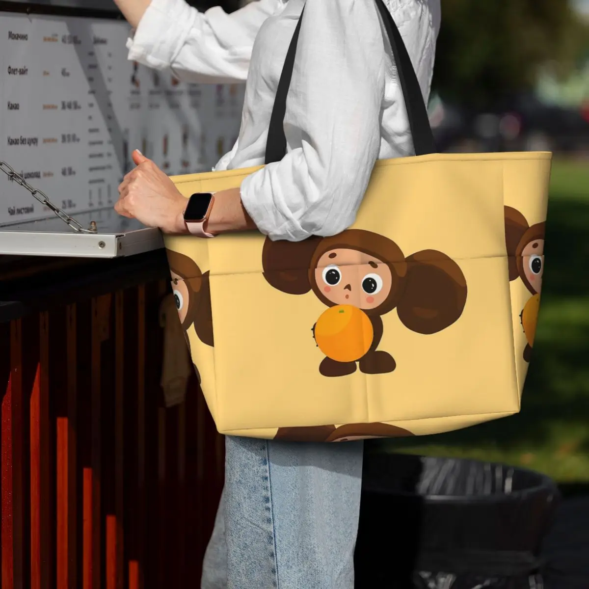 

Чебурашка (8) Пляжная большая сумка Спортивная сумка для занятий йогой в тренажерном зале Большая большая сумка Женская дорожная сумка Сумка для фитнеса