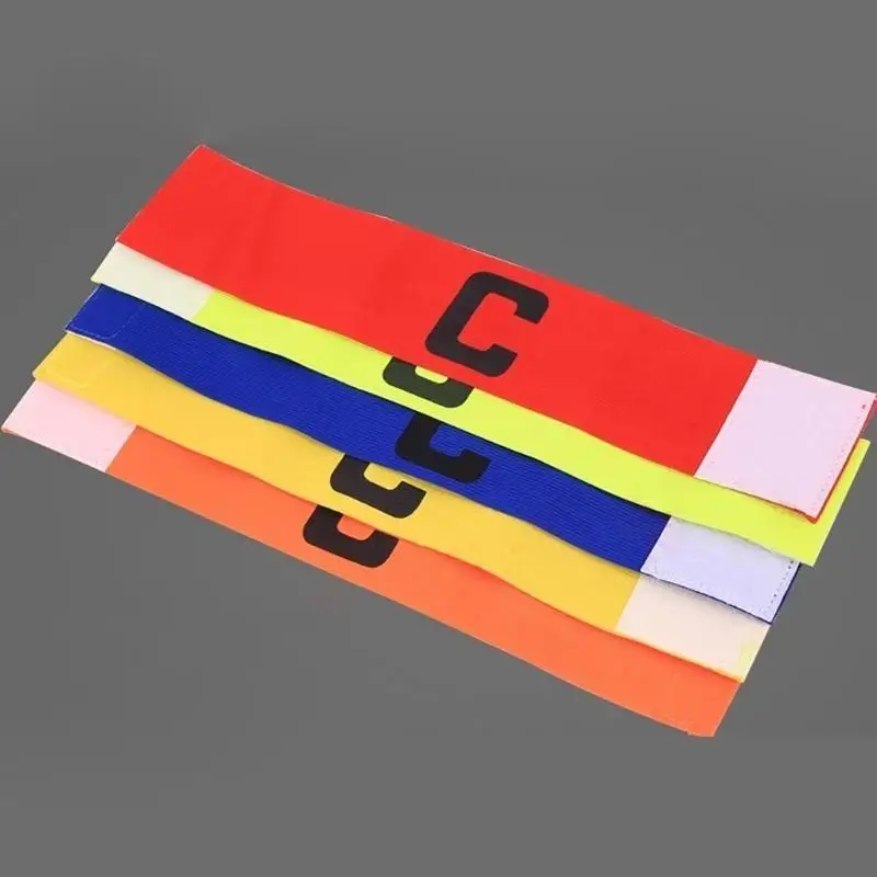 R6FE 축구 선장 진료장 리더 경쟁 축구 선장 팔 밴드 다색 무장 그룹 완장 축구 훈련