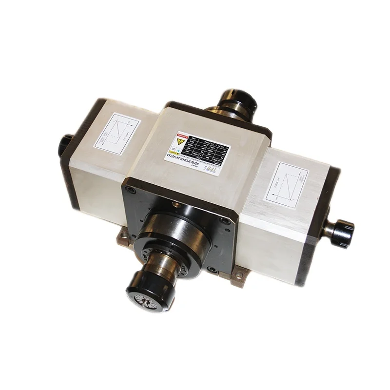 Four-head numerical control machine tool spindle motor wood carving
