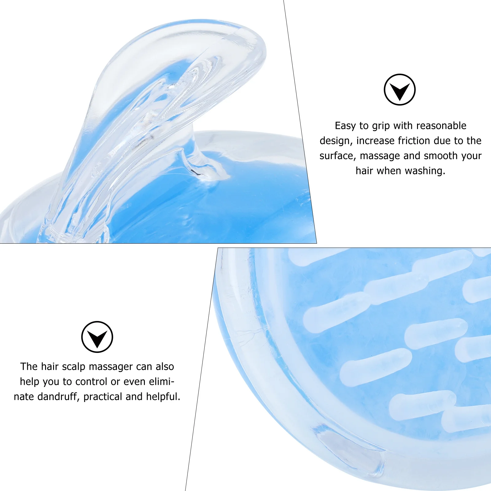 

Массажер для кожи головы, щетка для душа, щетка для шампуня для волос, отшелушивающий крем для кожи головы для контроля перхоти, стимулирующая головка кровообращения