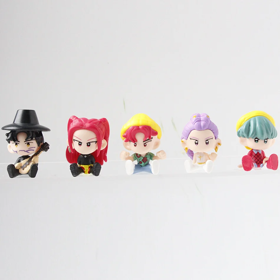 新品 10個/セット 魔女狩人隊 アニメ フィギュア おもちゃ Qバージョン デルピーズ タイガー ルミ ミラ ゾイ サッシ フィギュア ドール ファン クリスマス