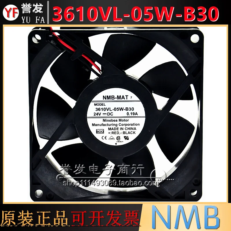NEW ORIGINAL 3610VL-05W-B30 24V 0.19A 9025 90x90x25mm COOLING FAN RADIATOR