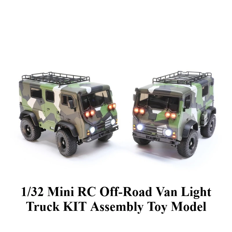 Orlando Hunter Model OH1:32V01 Mini RC Off-Road Pickup Truck Brushless High-Speed with Lights Rechargeable KIT Toy Model Kit