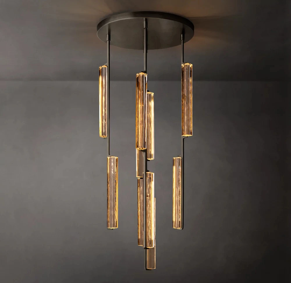 ！@Modern Chandeliers Home Crystal Design Led Lights Luxury Alabaster Ceiling Light for Living Room