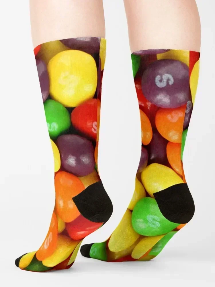Skittles Socks essential Antiskid soccer valentine gift ideas luxe Man Socks Women's