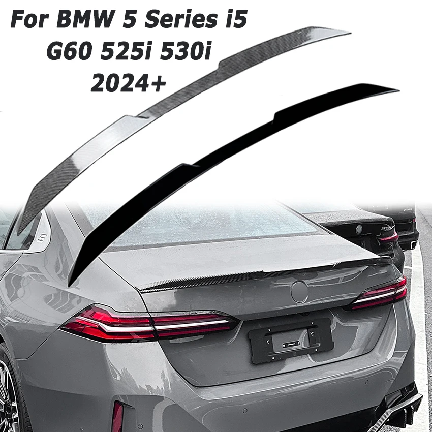 

Car Rear Roof Spoiler for BMW 5 Series i5 G60 525i 530i 2024+ MP Style Rear Trunk Boot Top Tail Wing Auto Aftermarket Parts