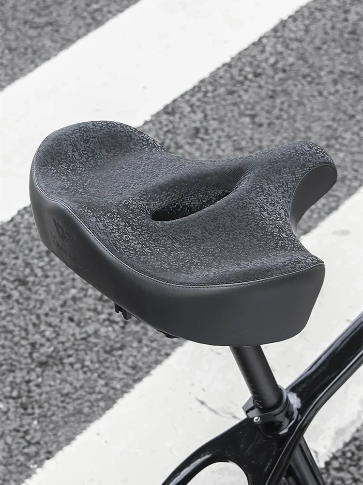 AliExpress West Biking WEST BIKING MTB Comfortable Saddle Ultra Wide Ergonomic Comfy Seat For Electric Bicycle Shock-Absorbing City Bike Foam Saddle