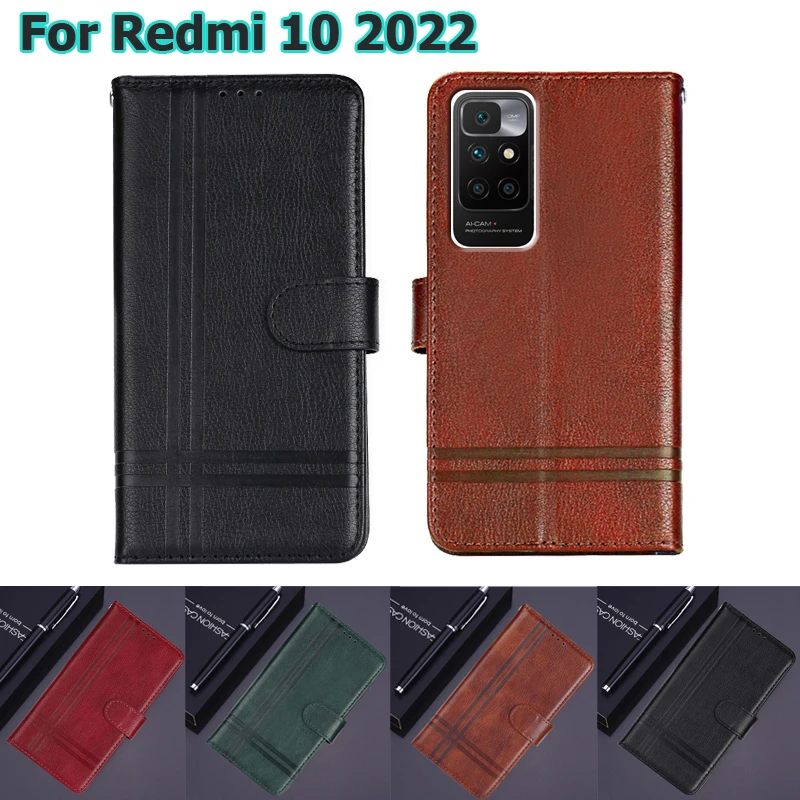 

Flip Cover For Xiaomi Redmi 10 Case Magnetic Card Phone Shell Cases for Redmi 10 Prime чехолна Flip Wallet Leather Etui Hoesje