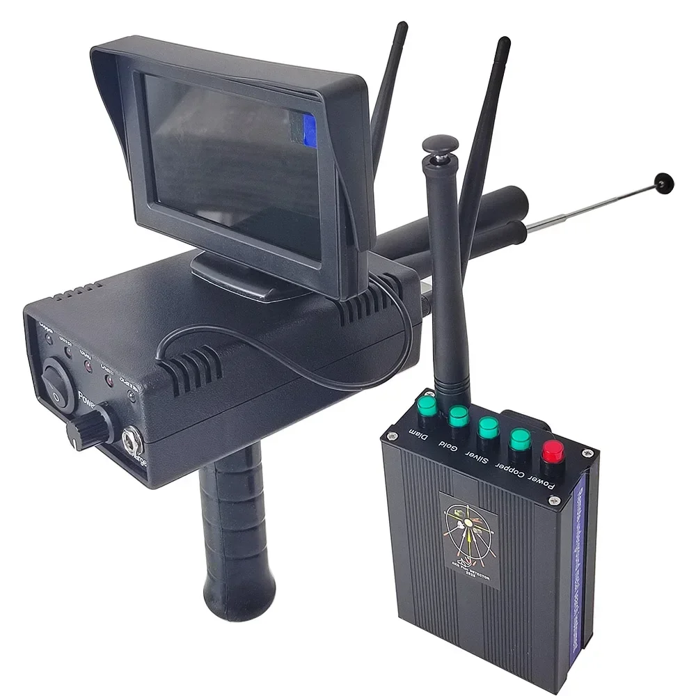 

Best sell AKS Pulse Finder 3D Large LCD Screen Long Range Gold Silver Copper Diamond Detector Industrial Underground Metal D