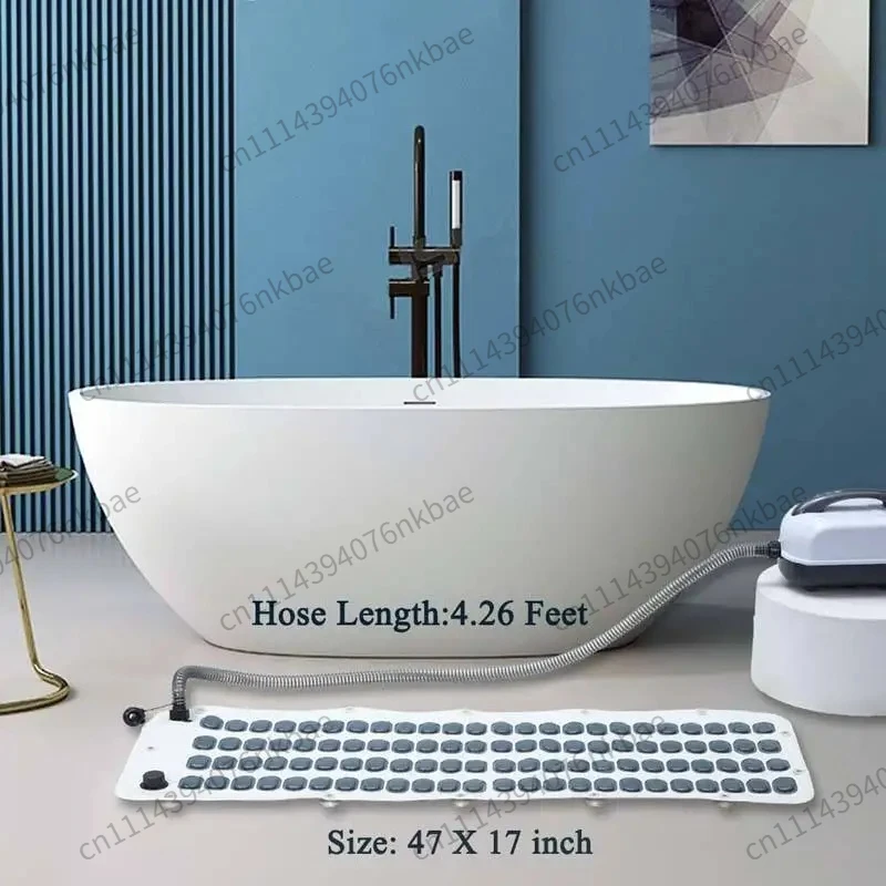 New Arrival Summer Electric Bubble Massage Bath Mat Waterproof Anti-slip Full Body Spa Air Bubble Bathtub Massage Cushion