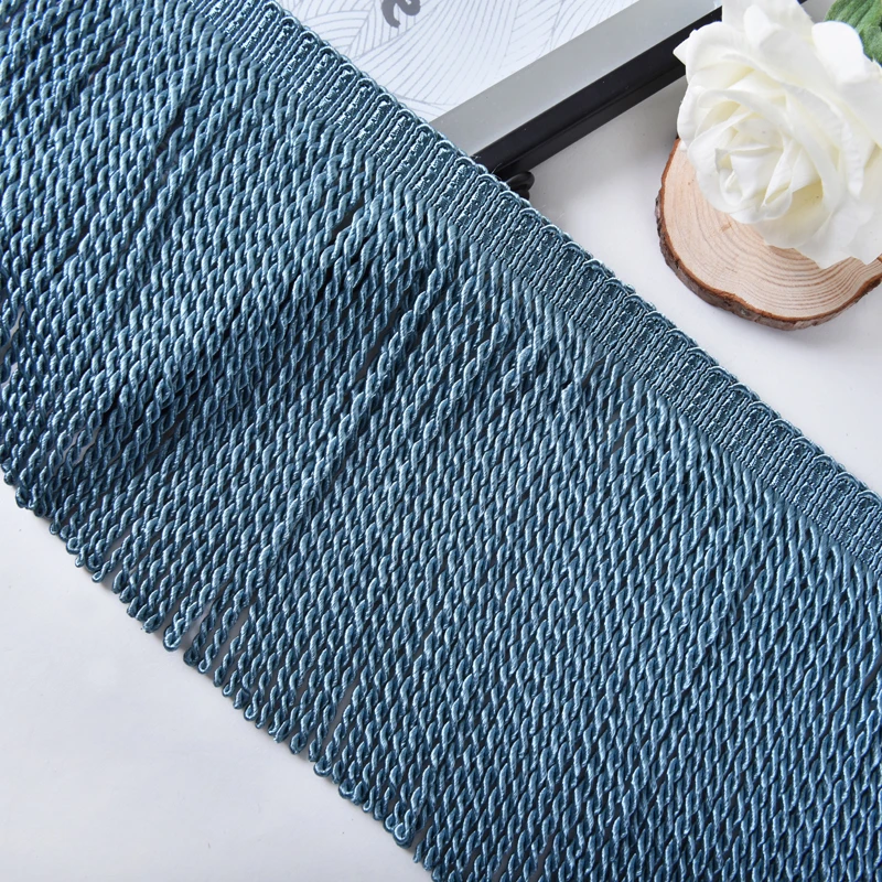 12 Yards Gold Bullion Fringe Trim Home Decorative Curtain Twisted Tassel Fringe for Sewing DIY Sofa Flag Fringe Accessories