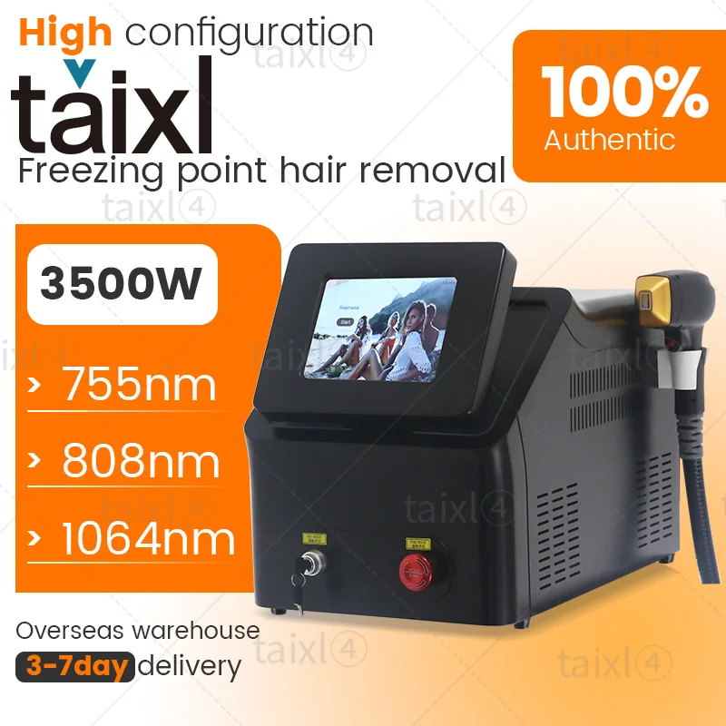 

Профессиональный ледяной титановый безболезненный диодный лазер 808, машина для удаления волос ICE Platinum, лазерное устройство для удаления волос