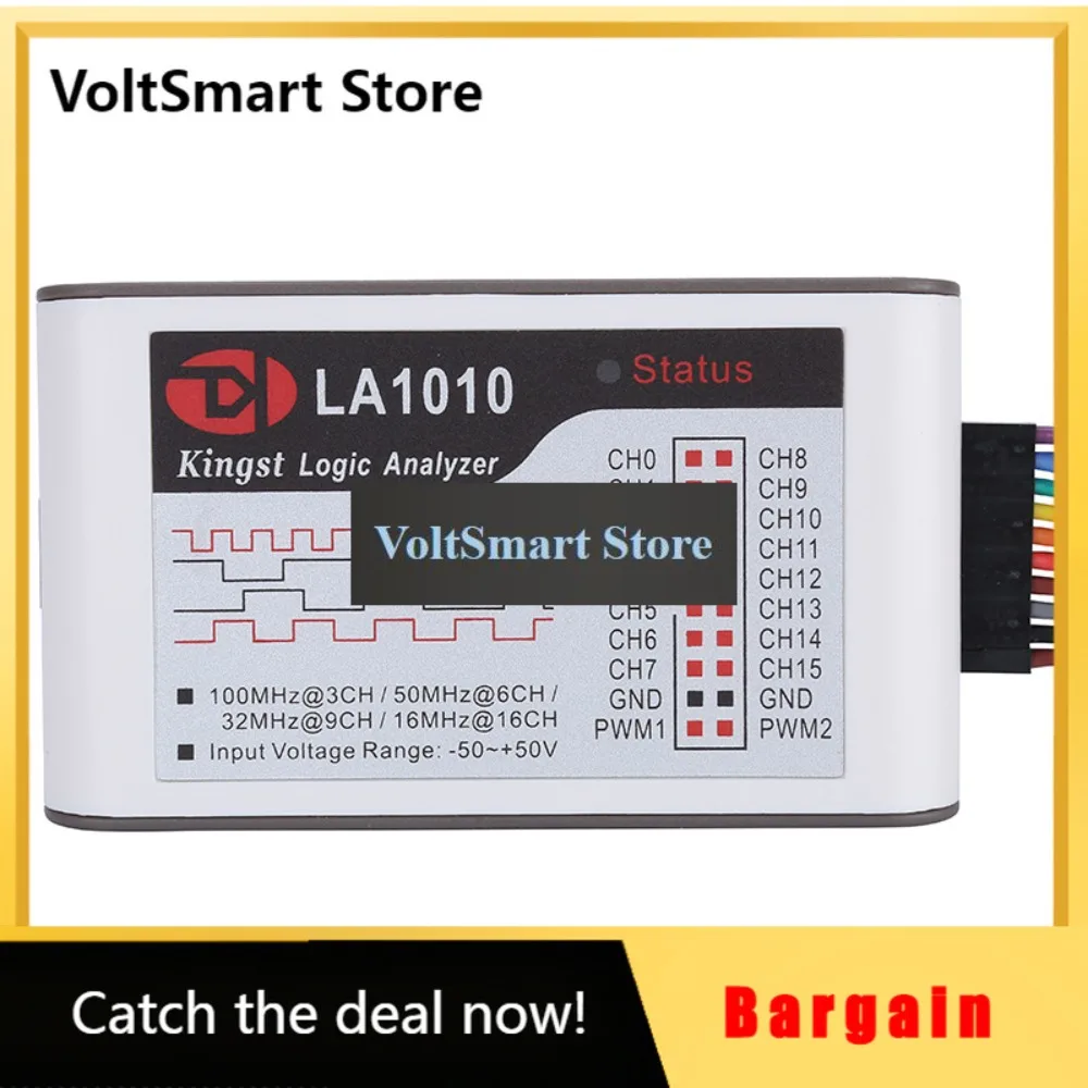 VoltSNew Kingst LA1010 LA2016 16CH USB Logic Analyzer MCU ARM FPGA Debug Tool English Software
