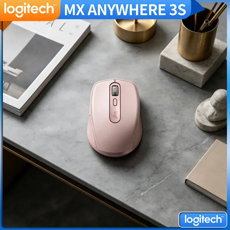 

Premium MX Anywhere 3S Mouse - 8000 DPI, Hyper-Scroll, USB-C Charging, Ideal for Classroom & Small Office