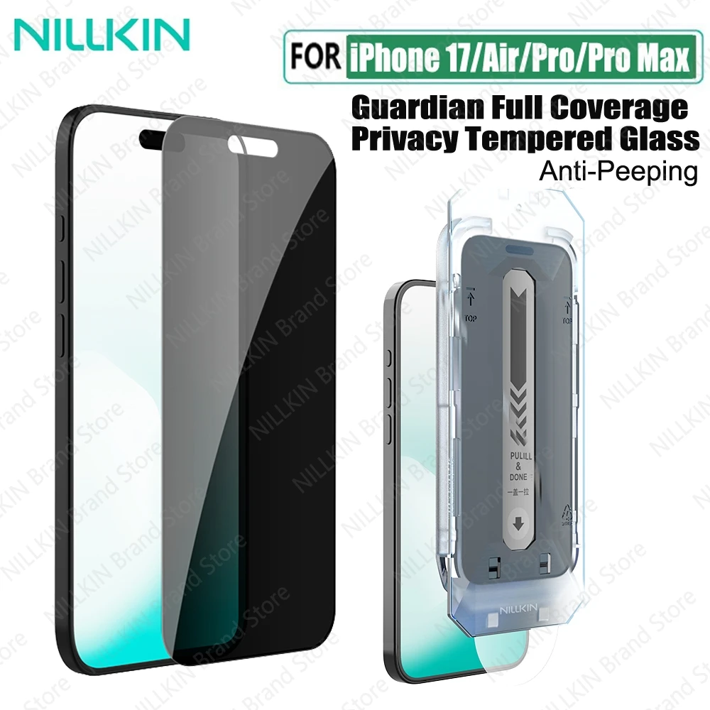 

Nillkin For iPhone 17 Pro Max / 17 Pro Tempered Glass Anti Peeping Privacy Protection Screen Protector For iPhone17 / 17 Air