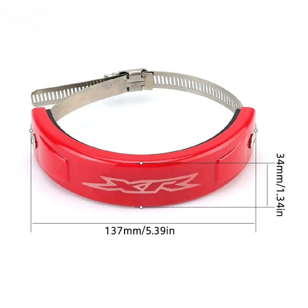 XR Exhaust Protector For HONDA XR125L XR150L XR400R XR650R XR 250 400 650 150L Motorcycle Heat Shield Muffler Guard Cover