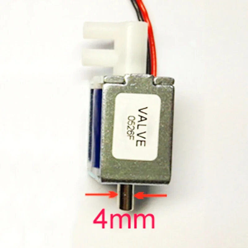 1PCS DC 6V 12V 24V  2-position 3-way Air Valve 4mm Port Mini Micro Electric Solenoid Valve exhaust switch Air gas Valve