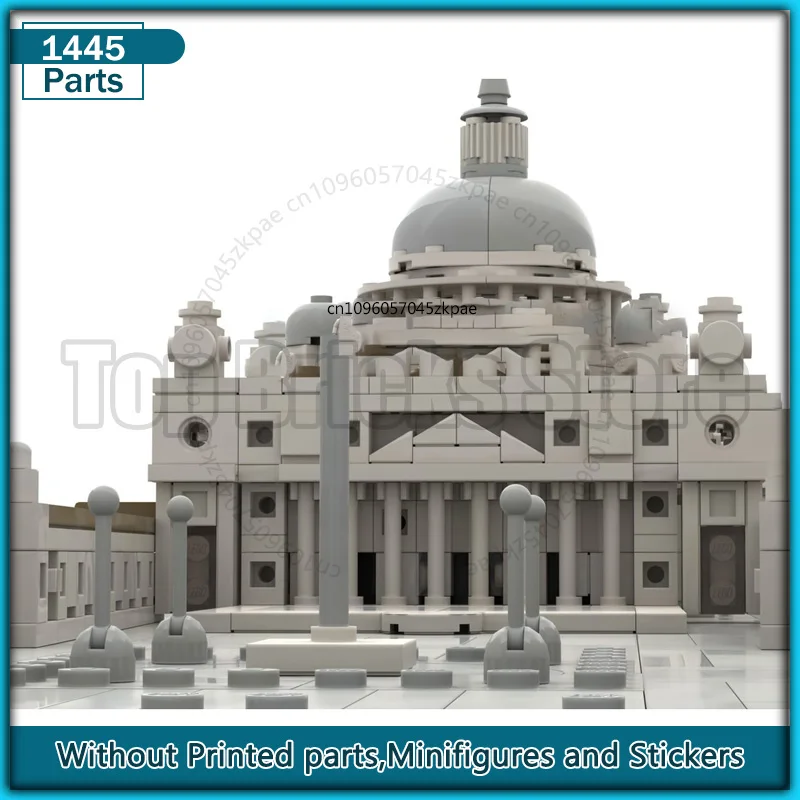 Basilika Film Szene MOC Gebäude Block Kreative Pädagogisches Modell Bricks Sets Architektur Schloss Diorama Spielzeug Weihnachten Geschenke