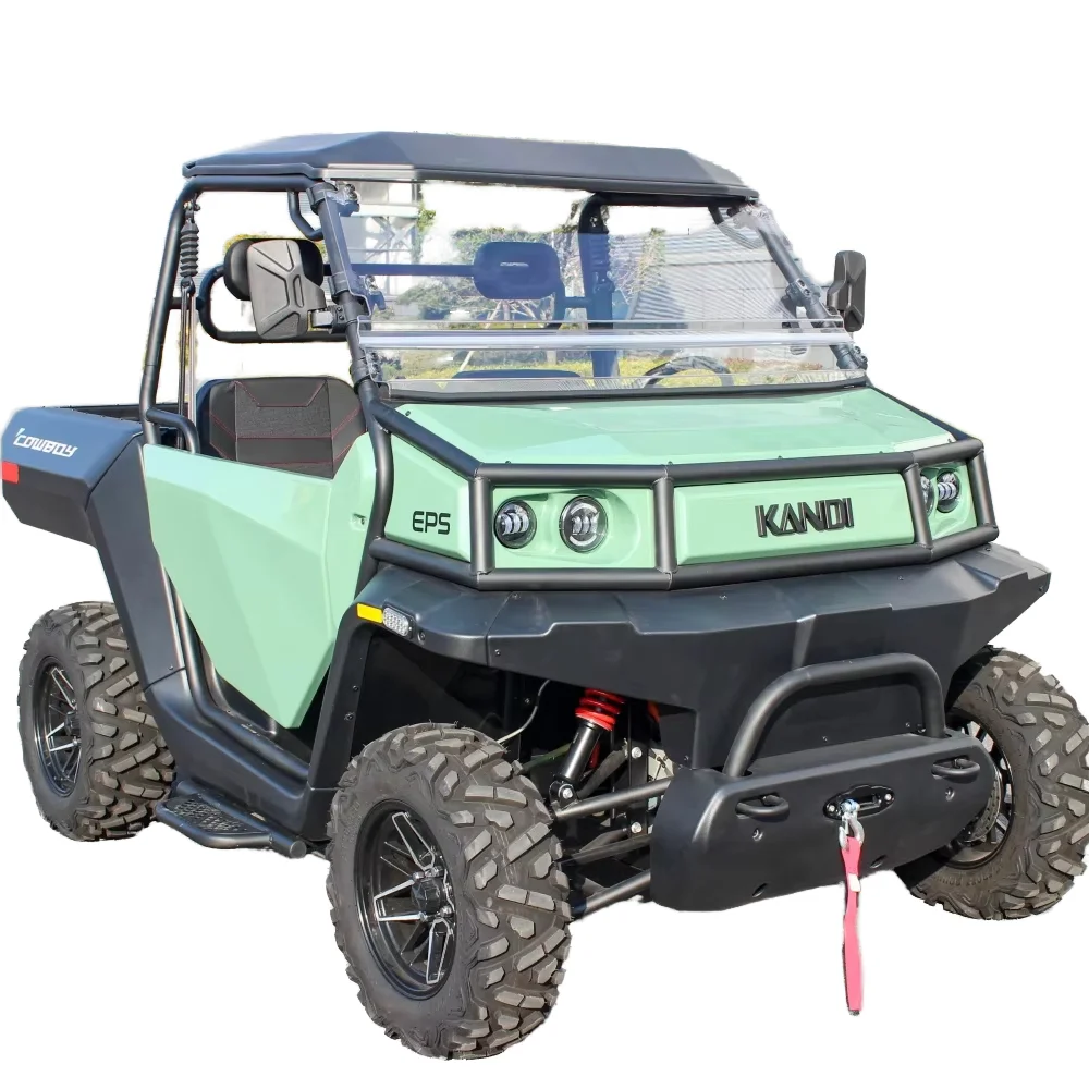 Kandi 72V 4WD Electric UTV Cowboy Road-Legal Farm Use COC EEC Certified Dual Motor 10kw 4*4 Lithium Battery