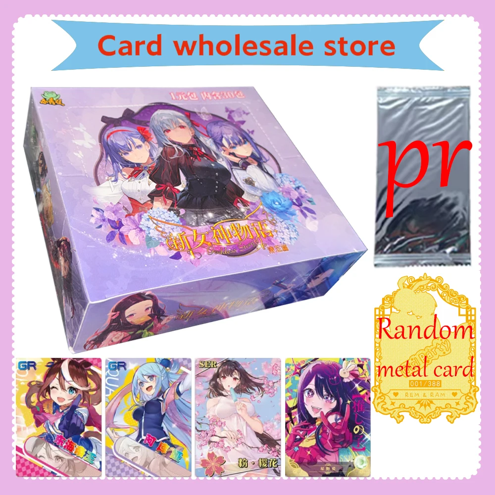 

New Goddess Story NNS-1M01 Collection PR Card Anime Games Girl Party Swimsuit Feast Booster Box Doujin Toys And Hobbies Gift