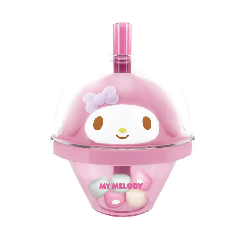 Miniso Sanrio Bubble Tea Blind Box Series Figure Kuromi My Melody Cinnamoroll Purin Pochacco Action Anime Kawaii Model Toy Gifts