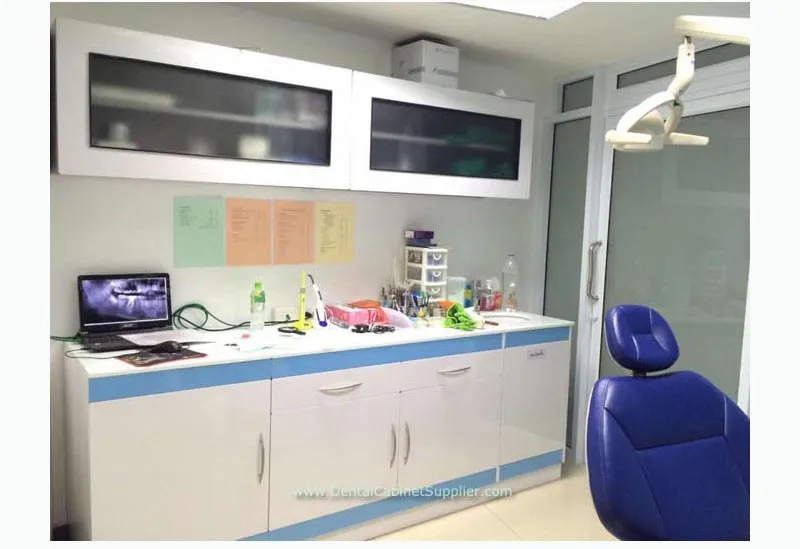 Luxury Sensor Faucet Wash Basin Stainless Steel Mobile Dental Cabinet Combines Hospital Furniture