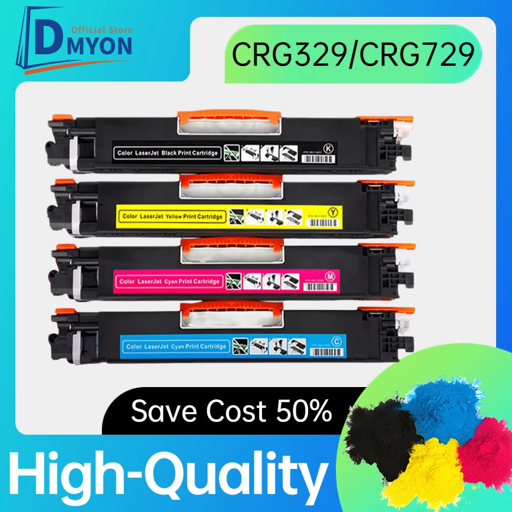 

DMYON Toner Cartridge CRG329 CRG729 Compatible for Canon for LBP7010 LBP7010C LBP7018 LBP 7018C Color Laser Printers