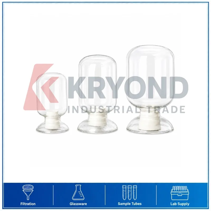 Round Glass Storage Bottle High Borosilicate Rubber Stopper 125mL 250mL 500mL Laboratory Sample Container Research Vessel Series