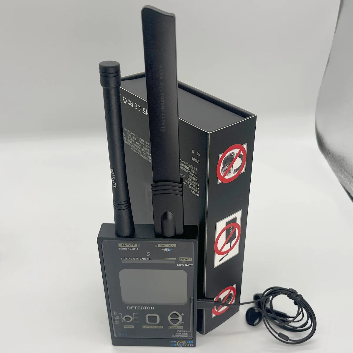 Handheld Anti - Spy Device, Wireless Bug & GPS Tracker Detector, Ensure Privacy Security Signal Scanner Wireless Camera Detector