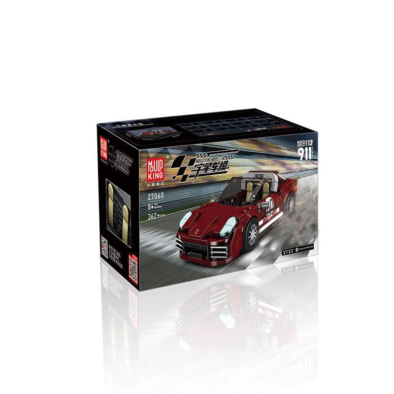 MOULD KING 27060 レーシングカービルディングキット スポーツスピードモデル ディスプレイボックス付き DIY組み立てブロック クリスマスプレゼント 子供 大人向け