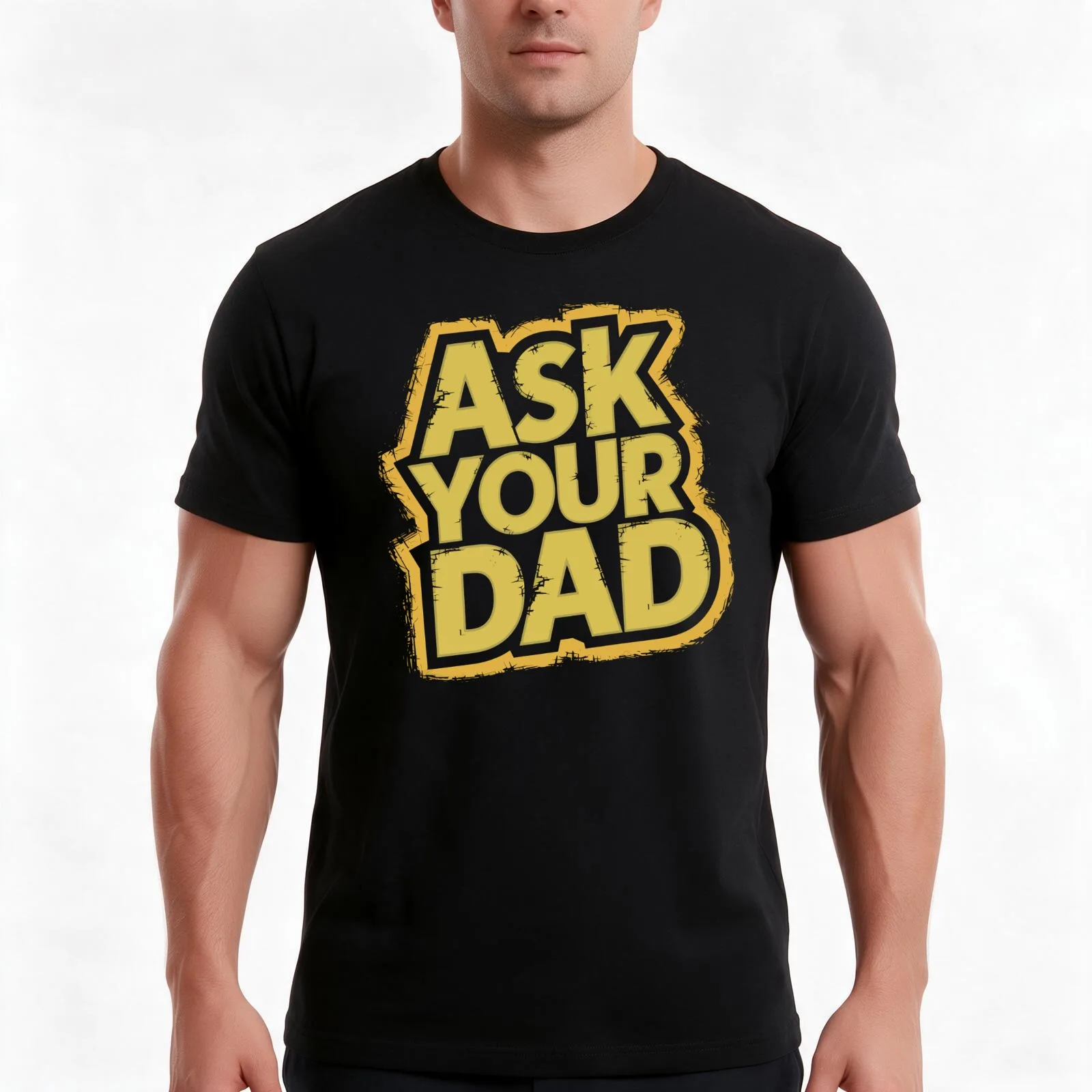 Mothers Day Gift Ask Your Dad Funny Mom Gift T-Shirt, Summer Casual Cotton Tee, Oversized Streetwear Tops, Vintage Graphic Print