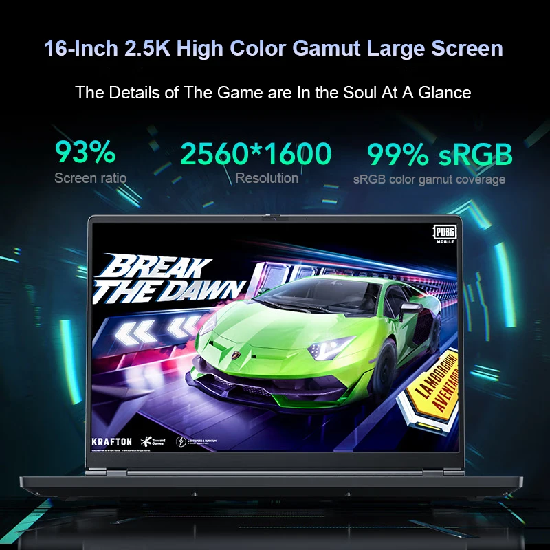 12th i7 12700H/ i9 12900H Gaming Laptop RTX 3060 Discrete Graphics Card 6G Notebook Computer 14 Cores Gamer PC 16" 2.5K Screen