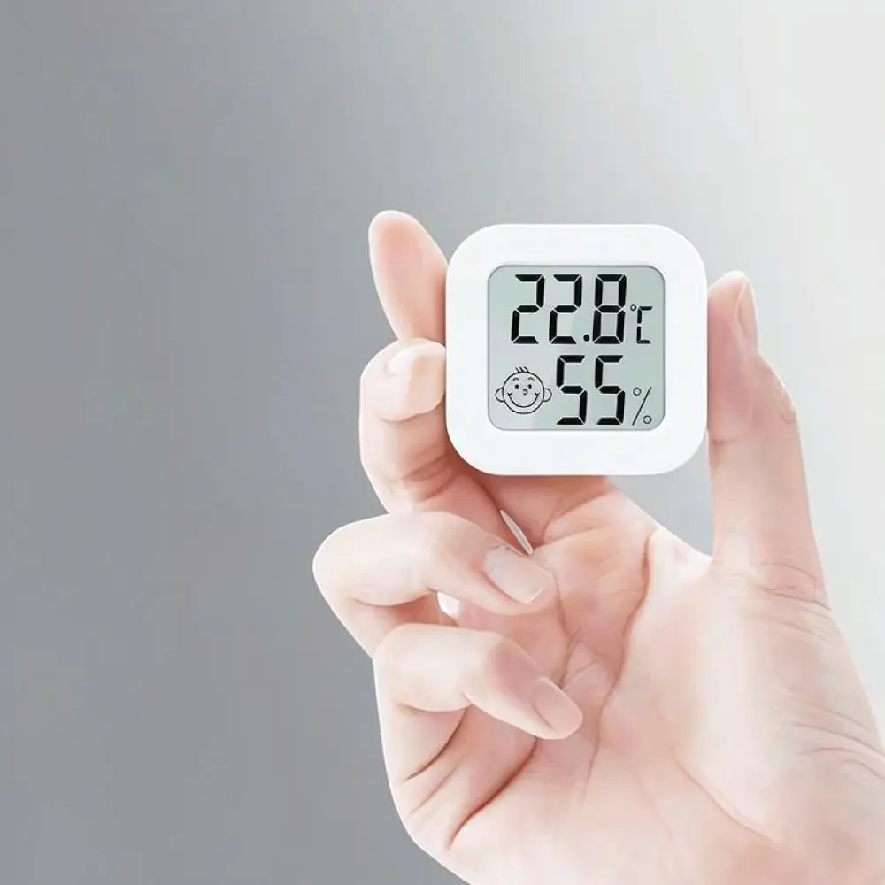 Simple Style Digital Wall Mounted Precise Temperature Meter For Indoor Baby Room Climate Care