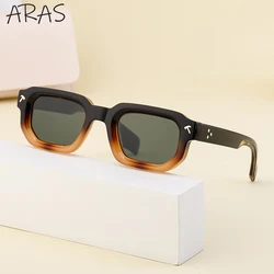 Gafas de sol cuadradas polarizadas 2024 hombre mujer marca de lujo Vintage clásico rectángulo gafas de sol para conducción masculina gafas de sol UV400