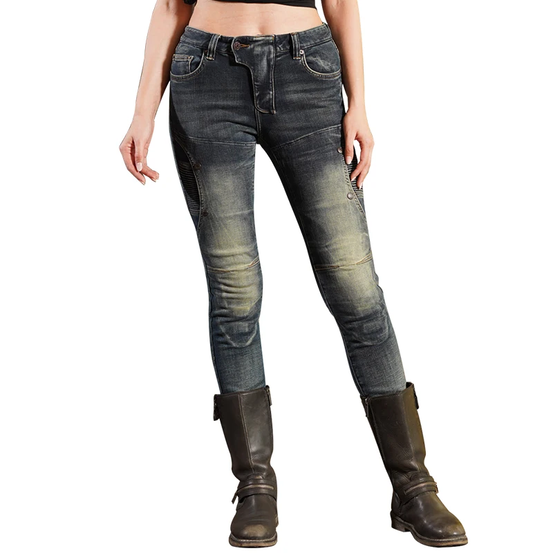 

Uglybros Motorcycle Jeans Womens Pantshigh Elastic Motorbike Riding Rider Pants Motorpool Racing Pants With Protective