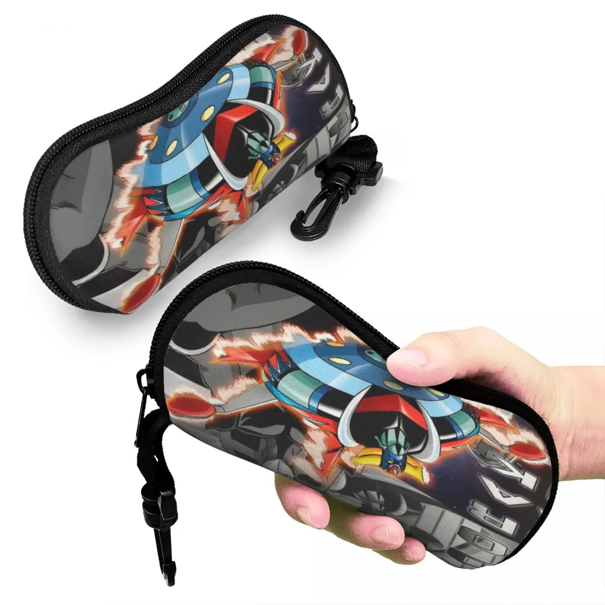 Custom Goldrake Goldorak Anime Mazinger Z Glasses Case Unisex Cool UFO Robot Grendizer Eyeglasses Case Sunglasses Protector Box