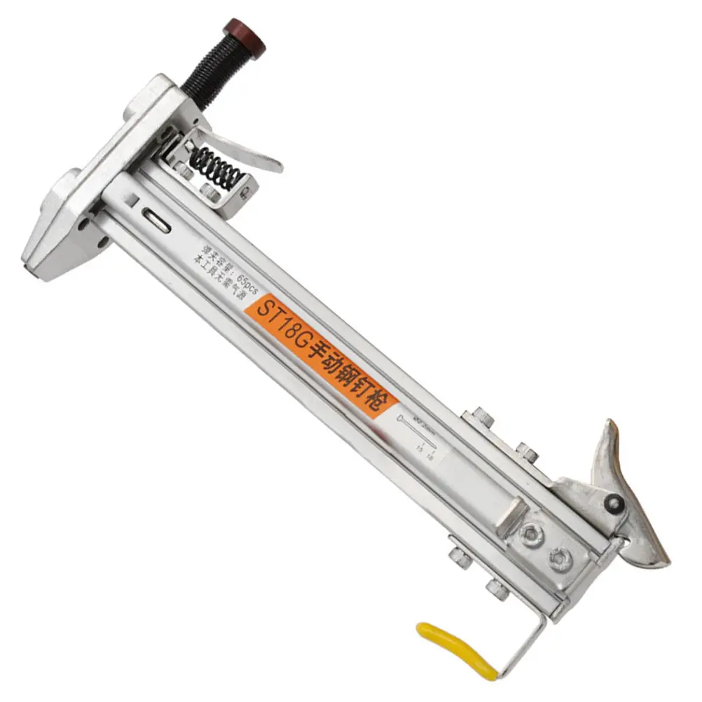 Multifunctional Manual Nail Gun Portable Metal Nailer Tool for Woodworking Concrete Cement Walls Reusable Nail Fastening Tool